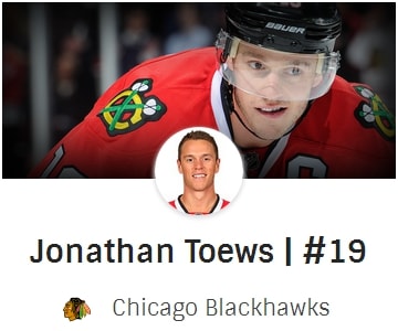 Jonathan Toews jerseys